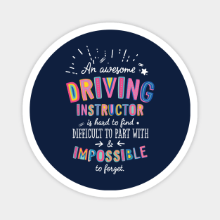 An awesome Driving Instructor Gift Idea - Impossible to Forget Quote Magnet